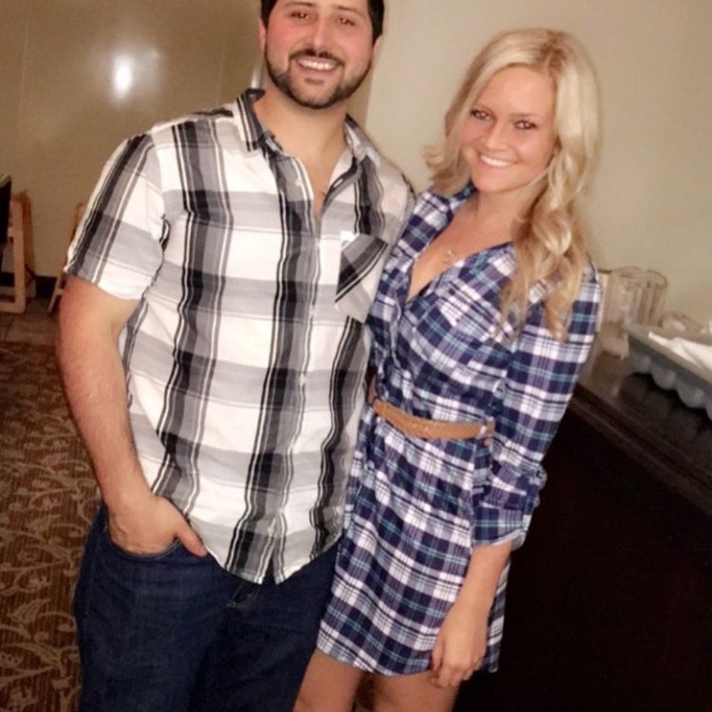 Plaid Flannel Dress With Belt